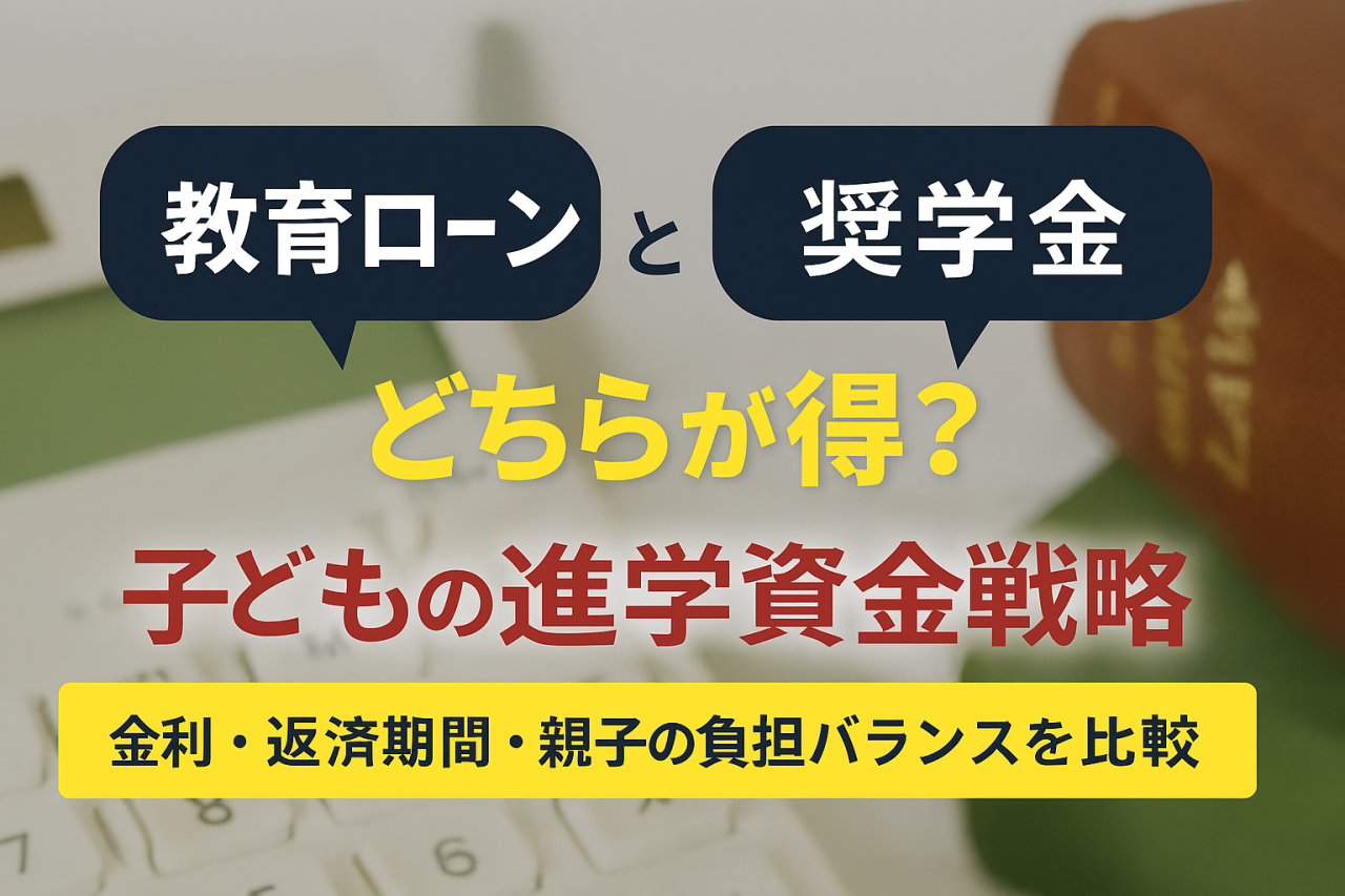 教育ローンと奨学金、どちらが得？子どもの進学資金戦略