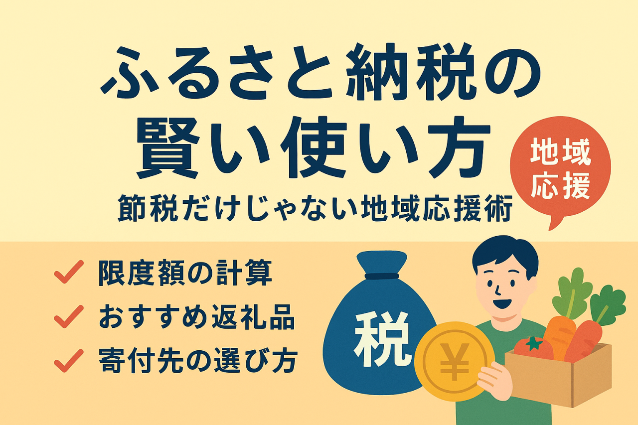 ふるさと納税の賢い使い方：節税だけじゃない地域応援術