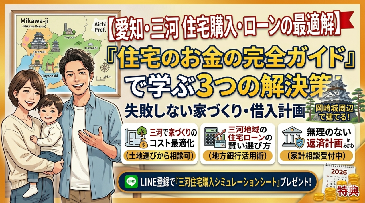 愛知・三河で家を建てる前に知っておくべきこと 土地・ローン・家計を整える完全ガイド