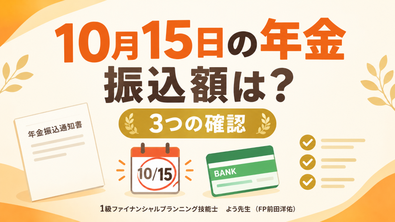 10月15日年金振込額の確認